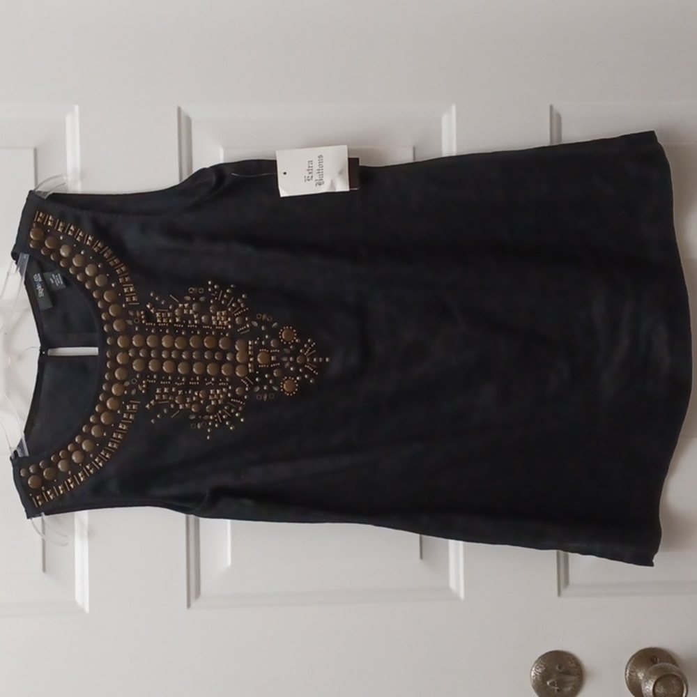 SALE Style & Co 100% linen sleeveless shirt tunic s 10P NWT